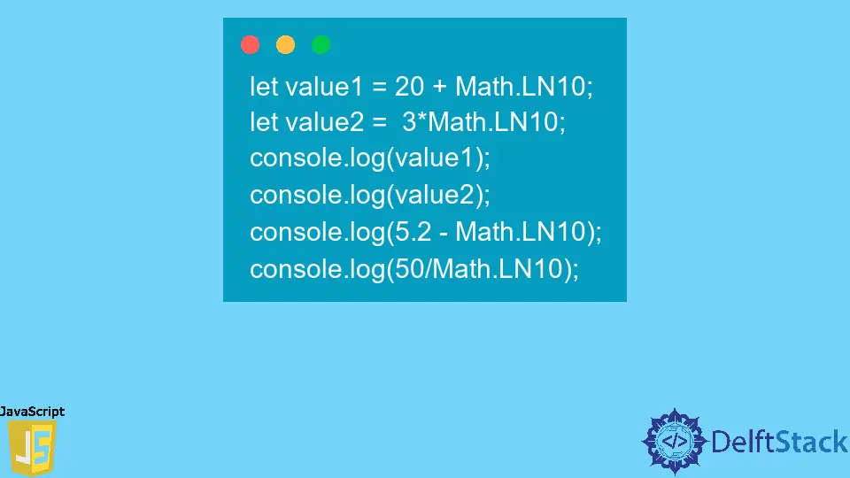 JavaScript Math.LN10 Property