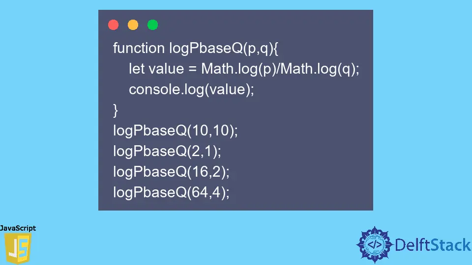 JavaScript Math.log() Method