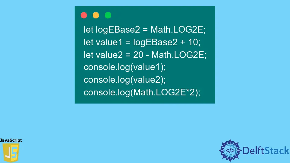 JavaScript Math.LOG2E Property