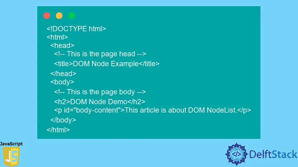 JavaScript-Knotenliste