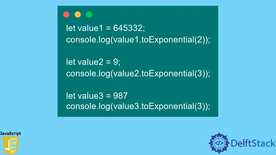 JavaScript Number.toExponential() Method