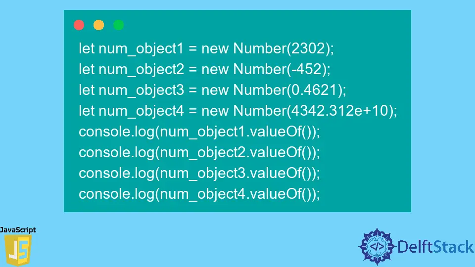 JavaScript Number valueOf() Method