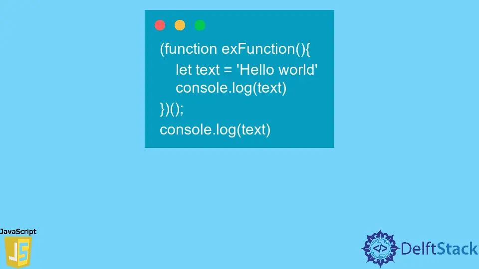 JavaScript의 자체 실행 기능