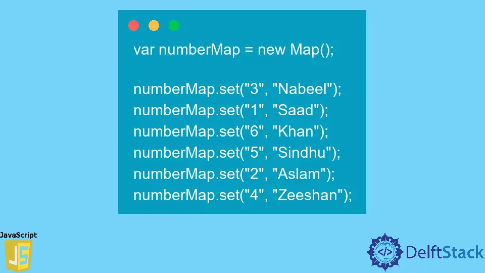 Sortieren Sie eine ES6-Karte in JavaScript