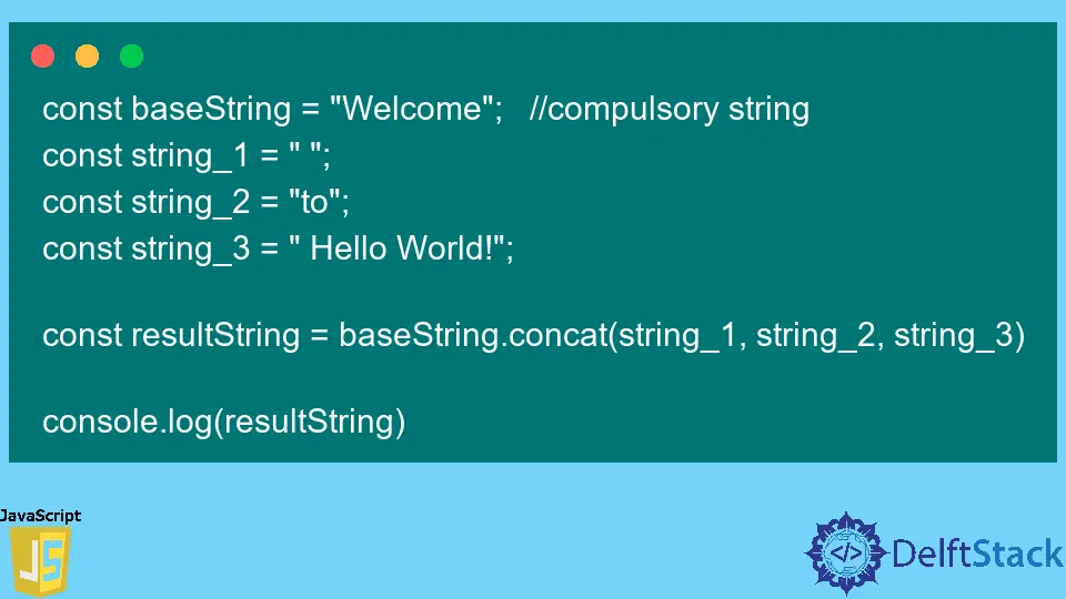 JavaScript String.concat() Method