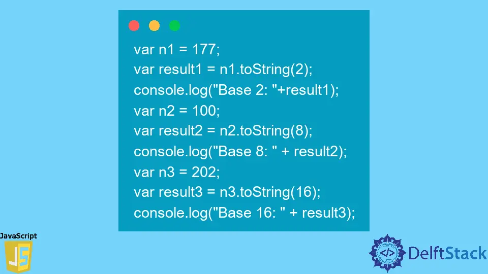 JavaScript String.toString() Method