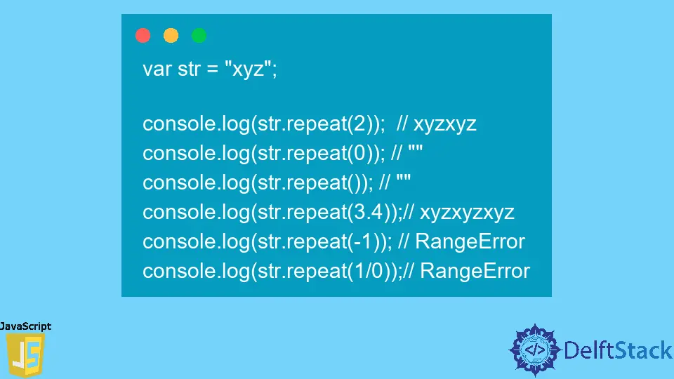 使用 JavaScript 重复字符串