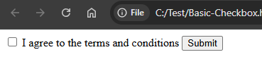 Basic Checkbox in JavaScript