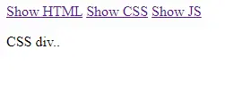 css show hide div