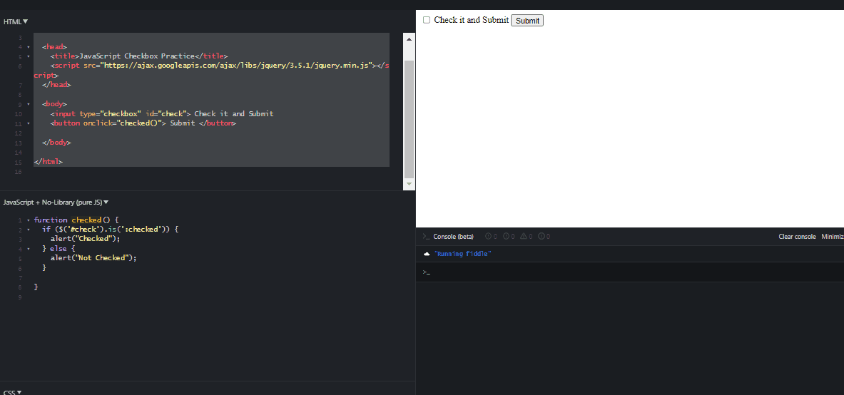 Display Text When Checkbox Is Checked in JavaScript | Delft Stack