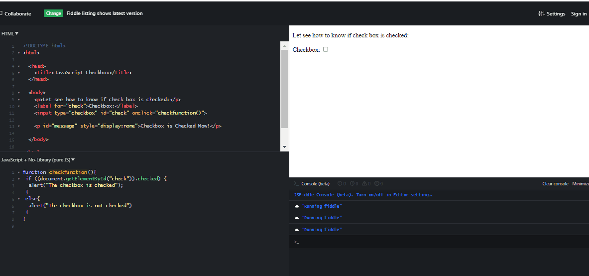 How To Display Text When Checkbox Is Checked In Angular - Printable ... image.