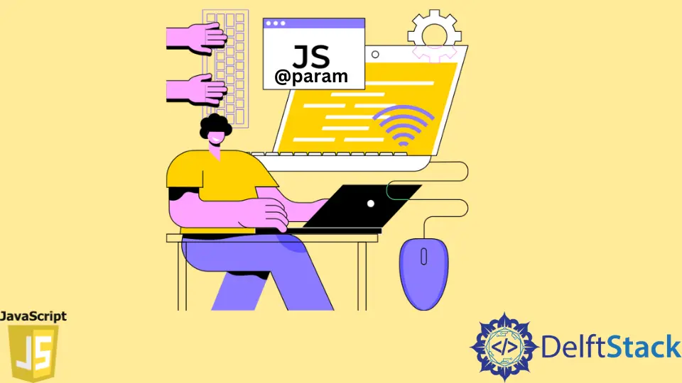 Etiqueta @Param en JavaScript