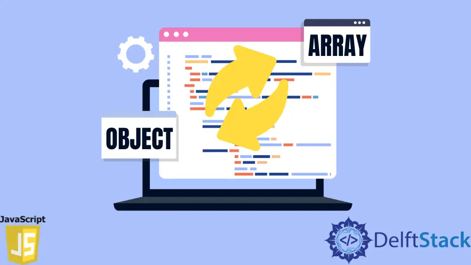 Konvertieren Sie ein Array in ein Objekt in JavaScript