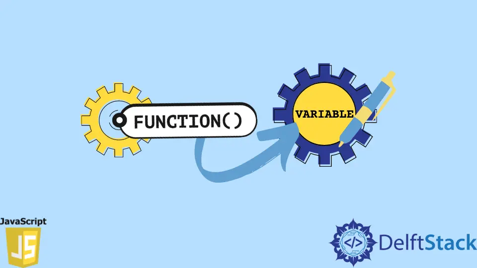 Zuweisen einer Funktion zu einer Variablen in JavaScript