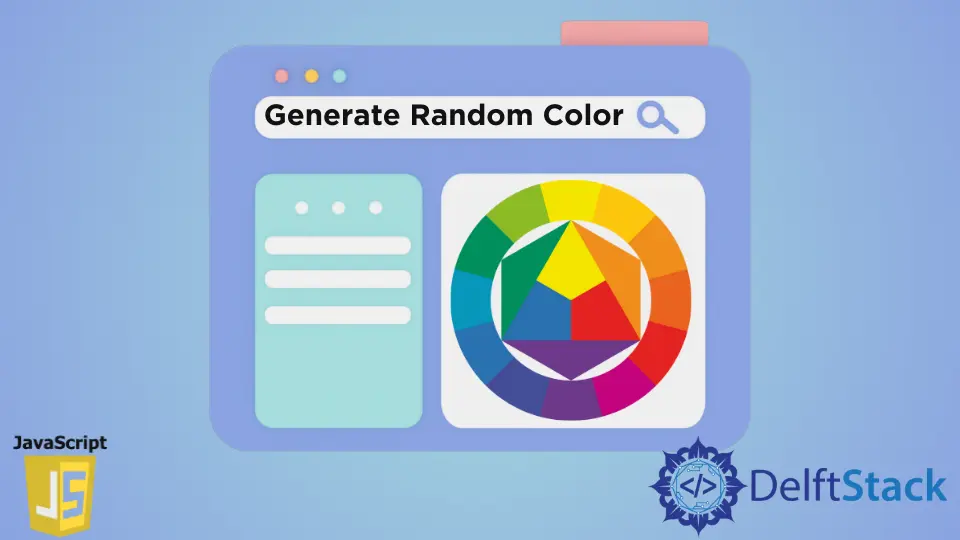 Generar color aleatorio en JavaScript