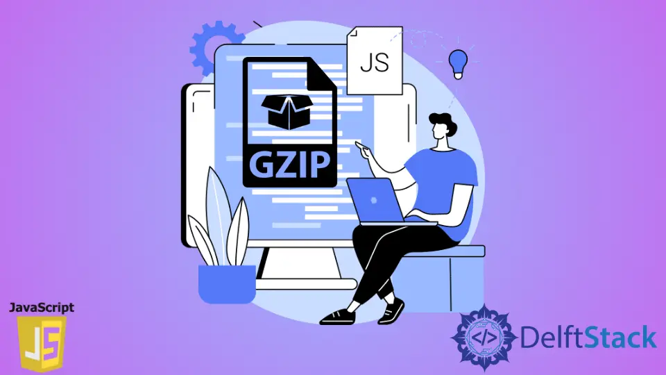 Implementierung von Gzip in JavaScript