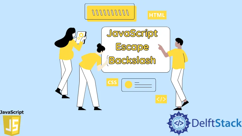 Barra invertida de escape de JavaScript