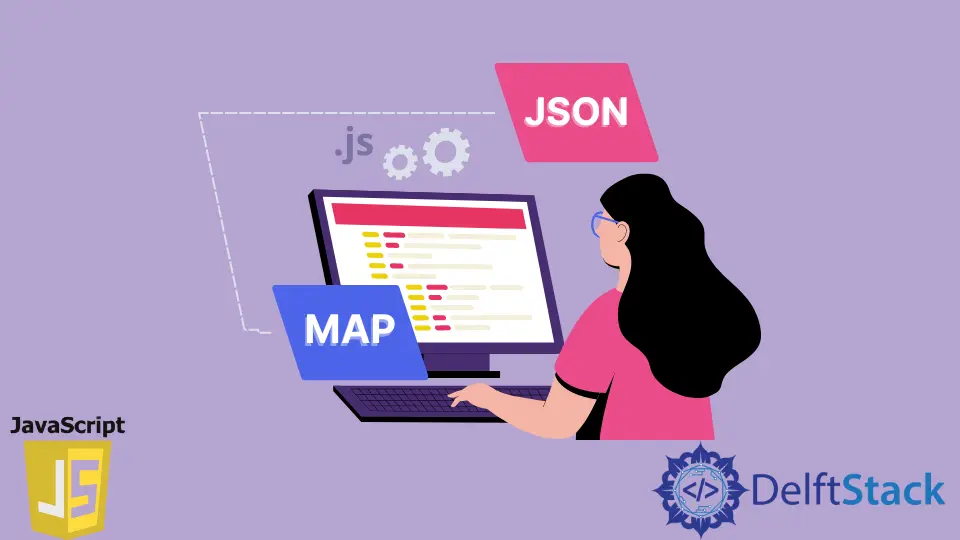 JavaScript-Zuordnung zu JSON