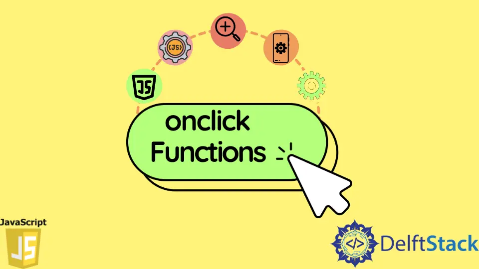onclick 이벤트를 사용하여 JavaScript 함수 호출