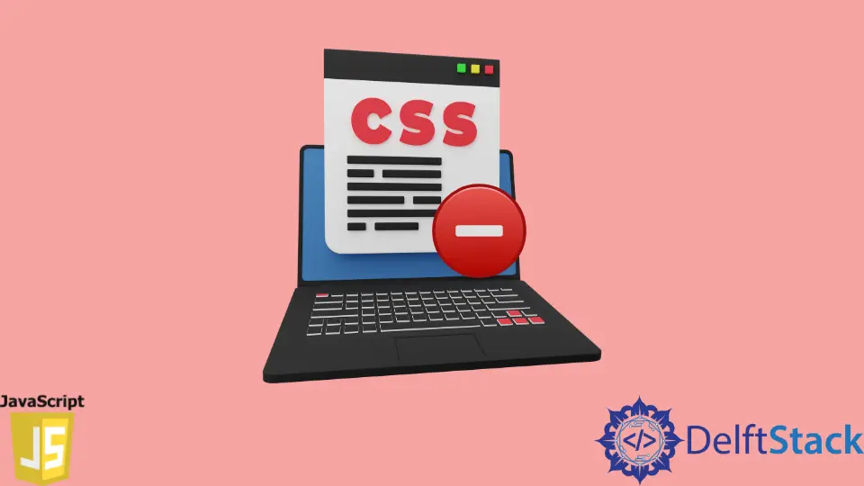 Remover classe CSS JavaScript