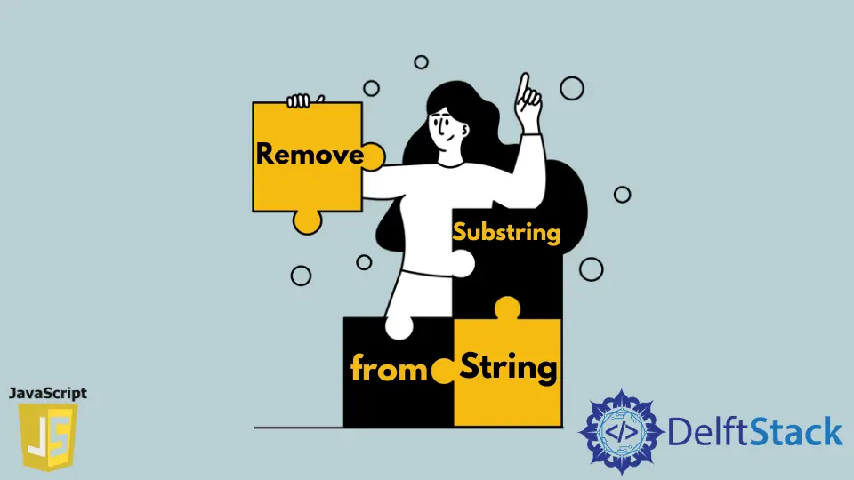 Remover Substring do String em JavaScript