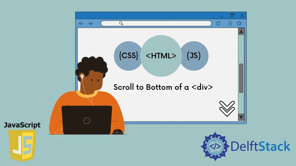 How to Scroll to Bottom of a Div in JavaScript