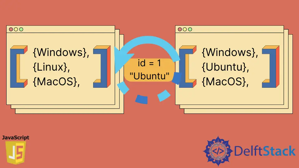 更新 JavaScript 陣列中的物件