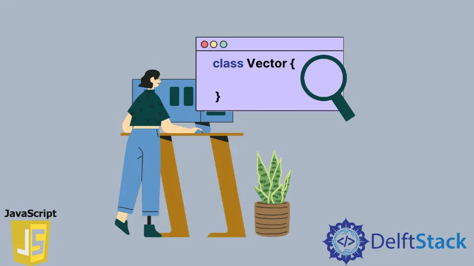 Vektorklasse in JavaScript hinzufügen