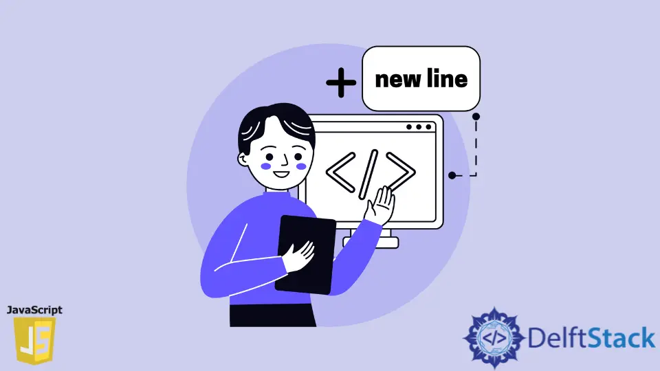 Escribir nueva línea en JavaScript