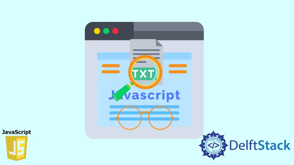 JavaScript에서 텍스트 파일 읽기