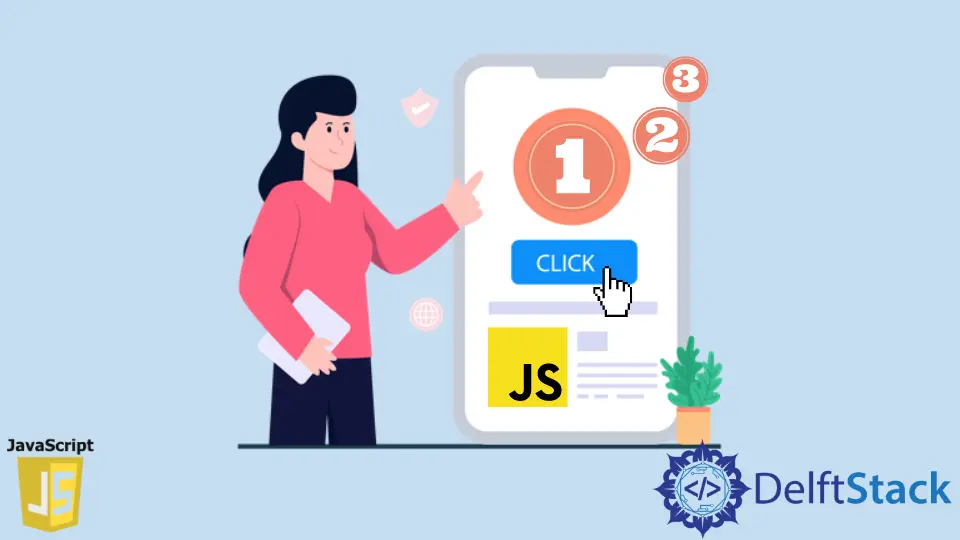 Crie um contador de cliques simples usando JavaScript