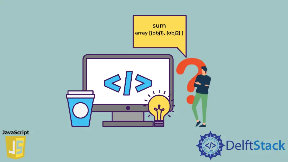 Somma di array di oggetti in JavaScript
