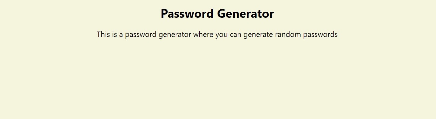 JavaScript Password Generator | Delft Stack