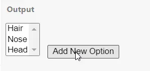 jquery option