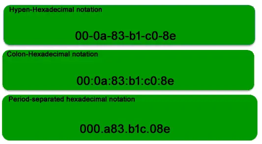 MAC Address Format