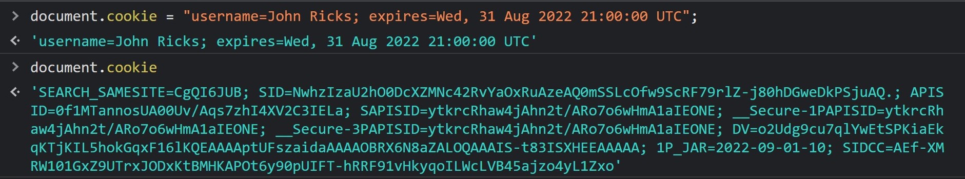 Set Cookie in JavaScript | Delft Stack