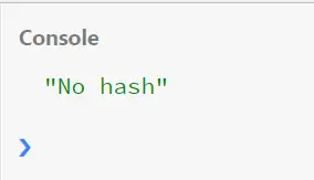 Buscar un Hash en una URL en JavaScript