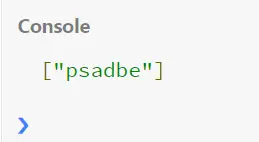 Use of indexOf() Method with filter() Method