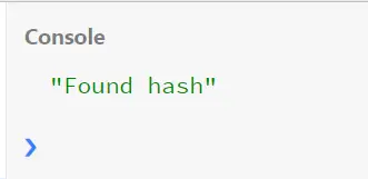 Use split() Method to Get Hash