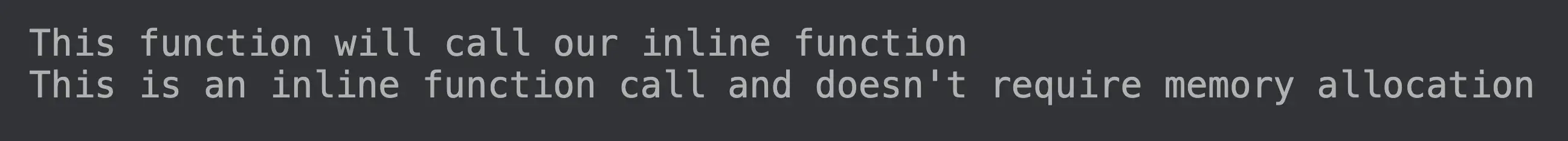 Ejemplo básico de función en línea de Kotlin