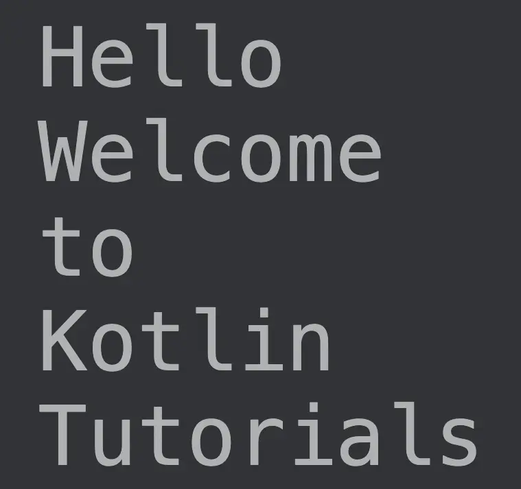 Kotlin의 Java String[]과 동일