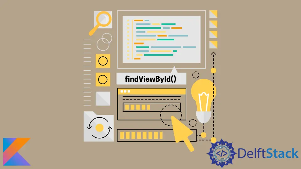 Verwendung der findViewById-Funktion in Kotlin