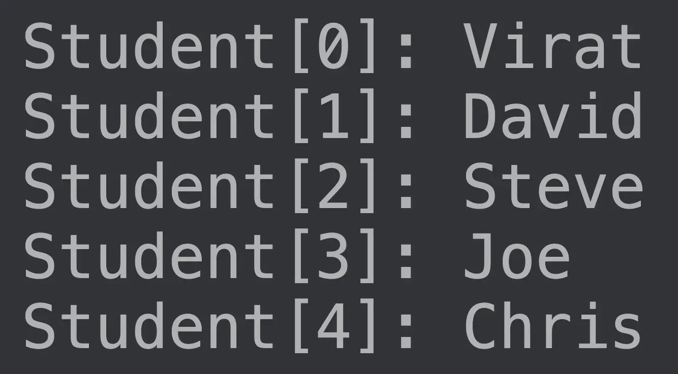 Verwenden von Indizes, um den aktuellen Index in Kotlin zu erhalten