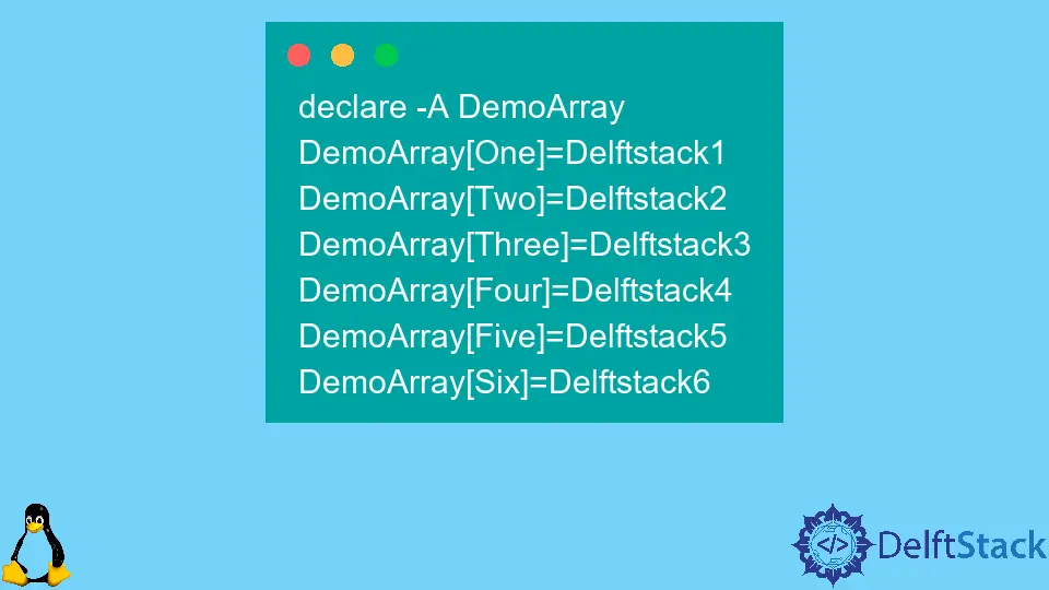 Bash-assoziatives Array