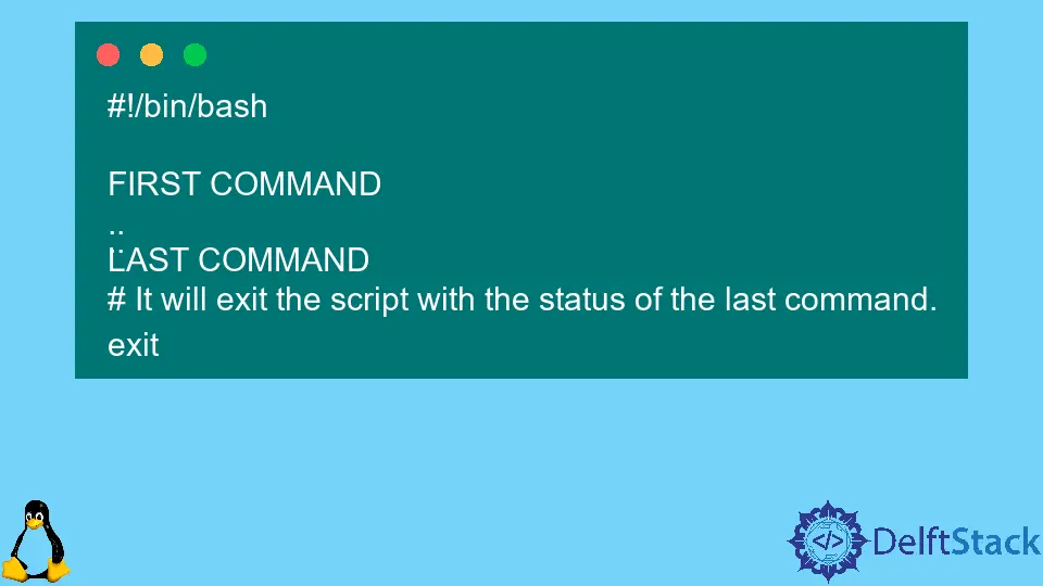 How to Exit From Bash Script