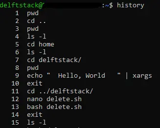 The History Command in Linux
