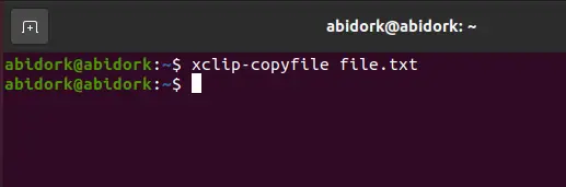 copying file into the clipboard