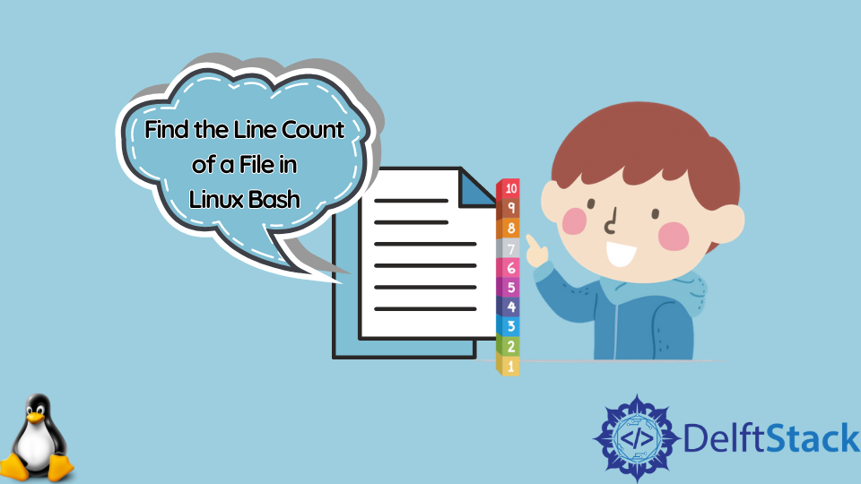 Find the Line Count of a File in Linux Bash