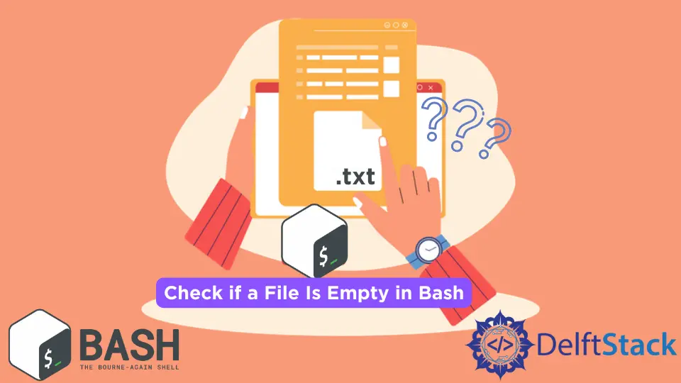 Comprobar si un archivo está vacío en Bash