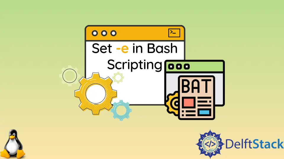 set -e in Bash-Skripten